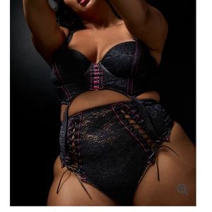 Torrid & Betsey Johnson Bralette and Thong Set